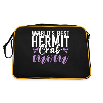 Cadeaux de crabe ermite - Sac Retro - noir/or - Dos