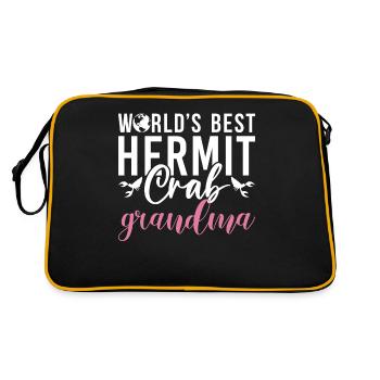 Cadeaux de crabe ermite - Sac Retro - noir/or - Dos