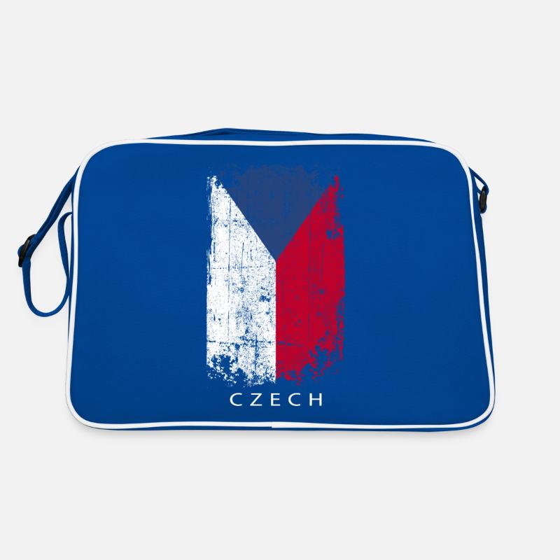 Souvenir avec le drapeau de la République tchèque Sac Retro