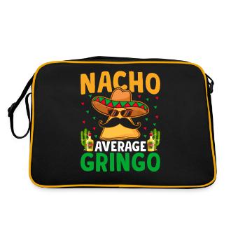 Nacho Average Gringo Lover Proud - Retro Bag - black/gold - Back