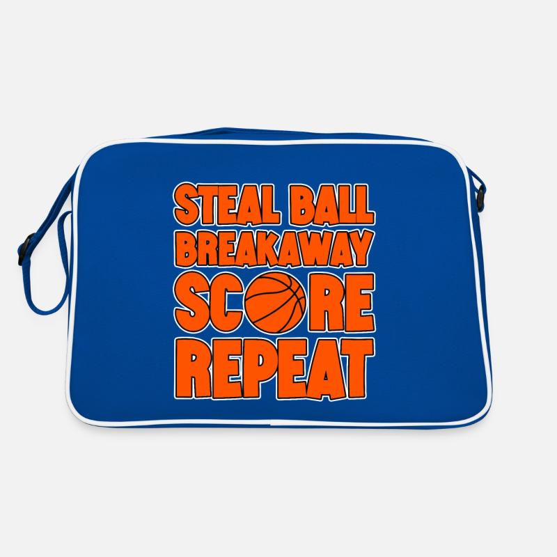 Steal Ball Breakaway Score Repeat 2 Retro Tasche