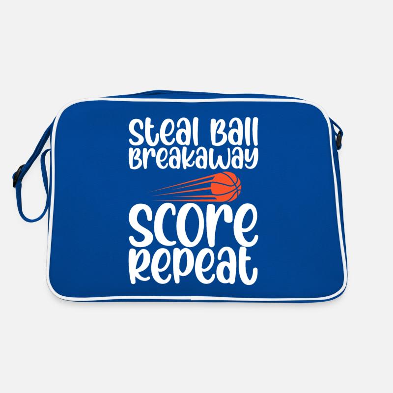 Steal Ball Breakaway Score Repeat 4 Retro Tasche