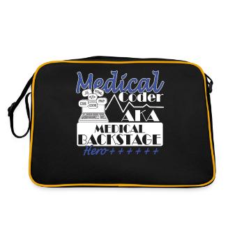 Assistant médical - Codeur médical - Sac Retro - noir/or - Dos