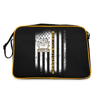Assistant médical - Codeur médical - Sac Retro - noir/or - Dos