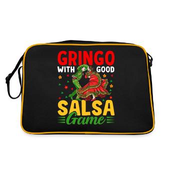Bon jeu de salsa des amateurs de gringo Fiers gringos - Sac Retro - noir/or - Dos