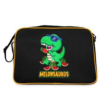 Pastèque - Sac Retro - noir/or - Dos
