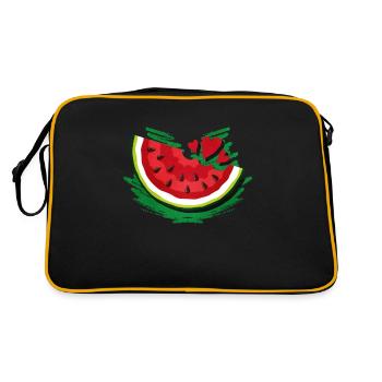 Pastèque - Sac Retro - noir/or - Dos