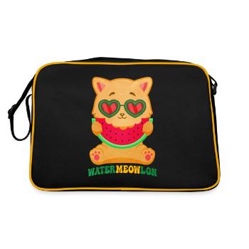 Pastèque - Sac Retro - noir/or - Dos