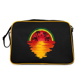 Pastèque - Sac Retro - noir/or - Dos
