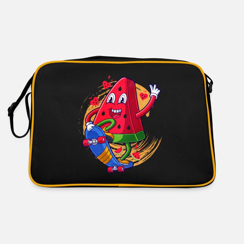 Wassermelone Retro Tasche