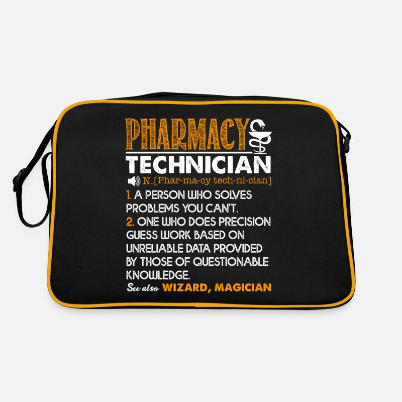 Pharmacy Technician Pharmacy Technician Definition Retro Bag