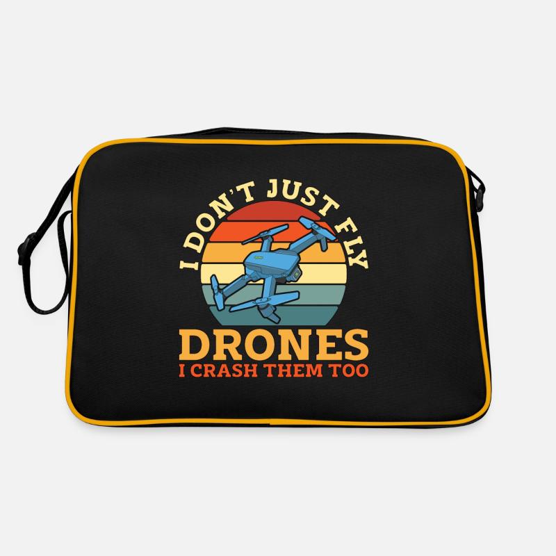 Course de drones Je ne fais pas que voler Retro Drone Fpv Race Sac Retro