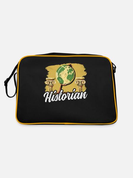 Historian History Teacher History History - Retro Bag - black/gold - Back
