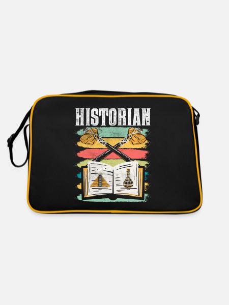 Historien Histoire Professeur d’histoire - Sac Retro - noir/or - Dos