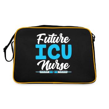 Future Intensive Care Nurse Intensive - Retro Bag - black/gold - Back