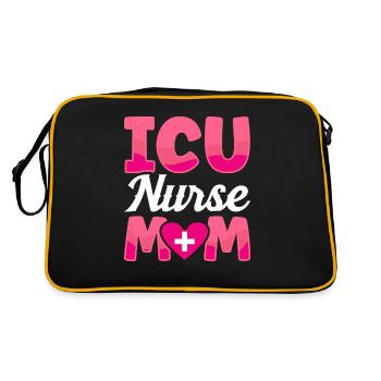 Intensive Care Nurse Mom Intensive Care - Retro Bag - black/gold - Back