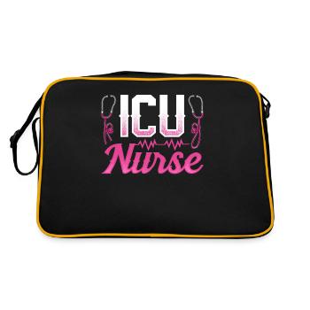 Intensive Care Nurse Intensive Care Intensive Care - Retro Bag - black/gold - Back