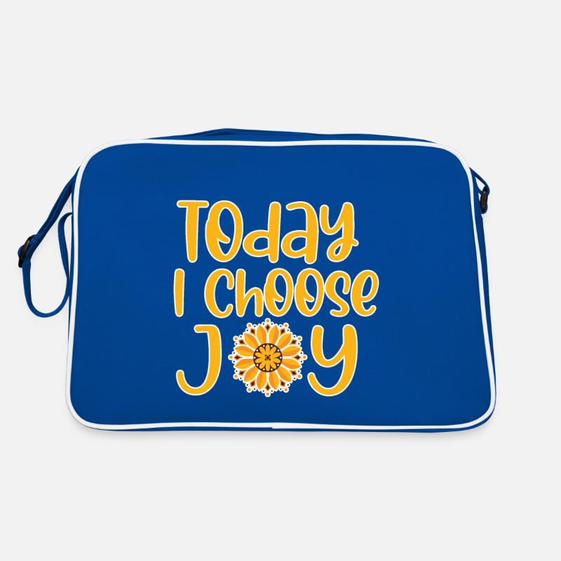 Today I Choose Joy 4 Retro Tasche