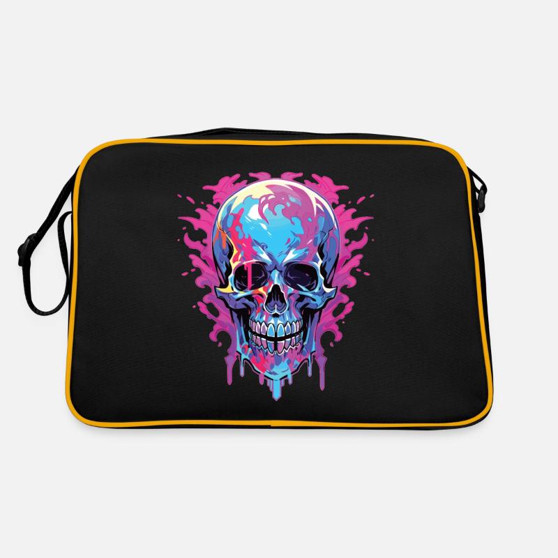 Skulls Retro Tasche