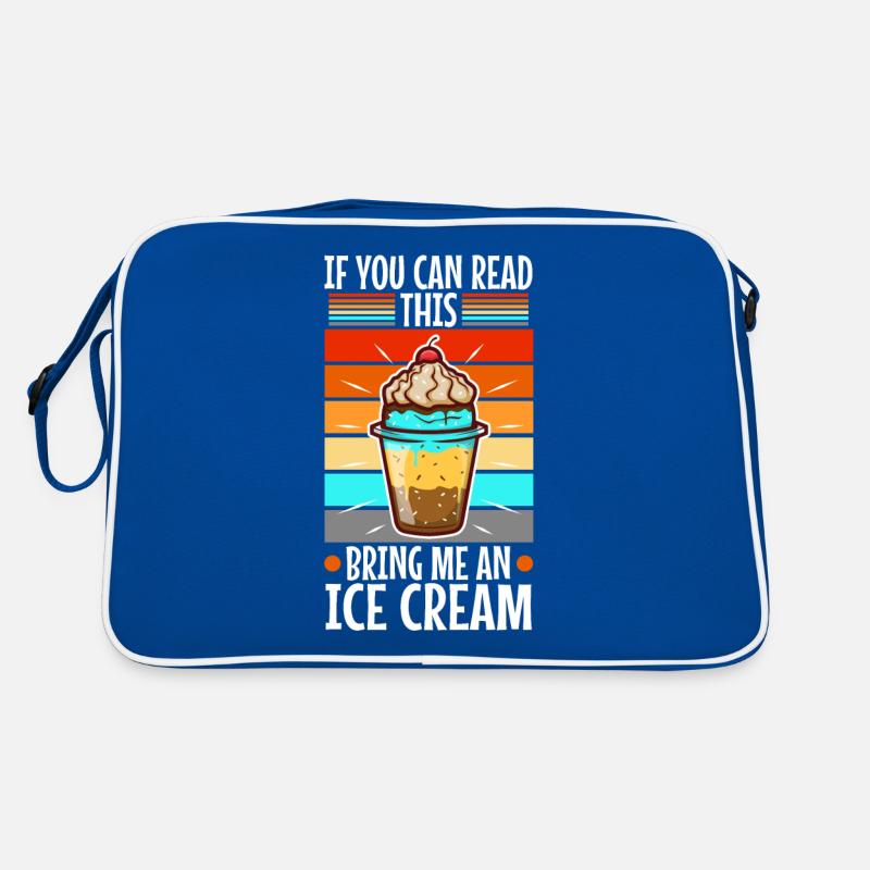 Si vous pouvez lire ceci apportez-moi une crème glacée Sac Retro