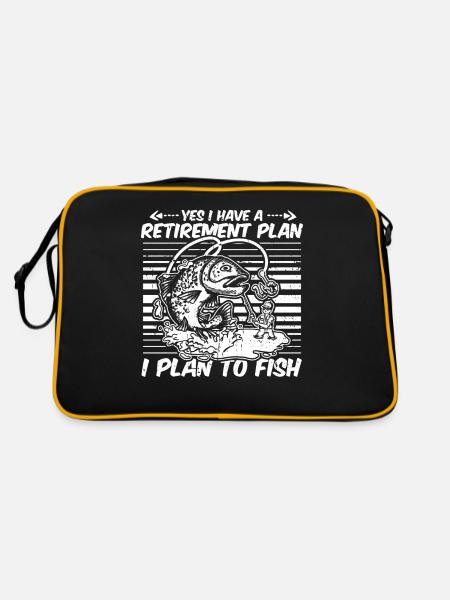 Pensioner pension - Retro Bag - black/gold - Back
