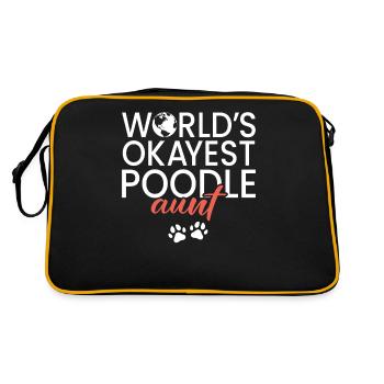 Cadeaux Caniche - Sac Retro - noir/or - Dos