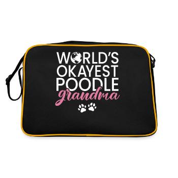 Cadeaux Caniche - Sac Retro - noir/or - Dos