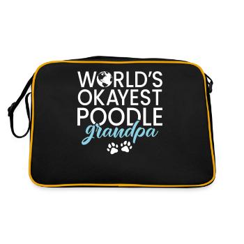 Cadeaux Caniche - Sac Retro - noir/or - Dos