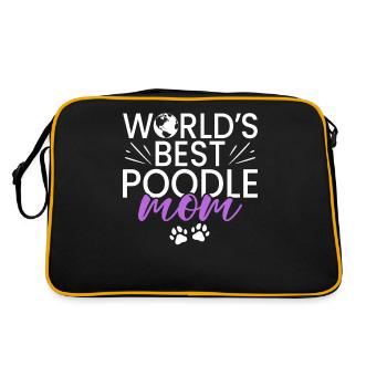 Cadeaux Caniche - Sac Retro - noir/or - Dos