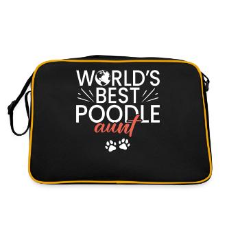 Cadeaux Caniche - Sac Retro - noir/or - Dos
