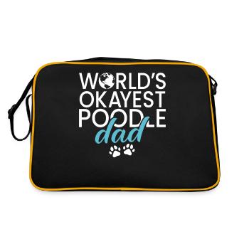 Cadeaux Caniche - Sac Retro - noir/or - Dos