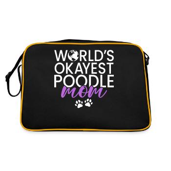 Cadeaux Caniche - Sac Retro - noir/or - Dos