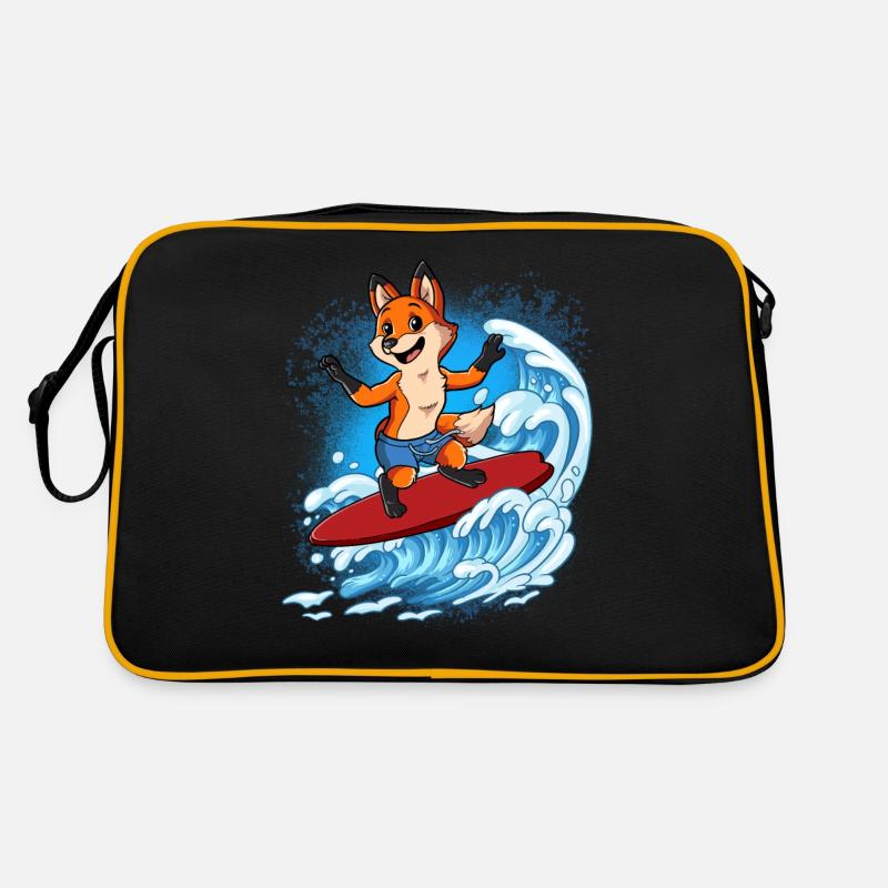 Surfeurs de vagues Surfeurs Surfeurs Sac Retro