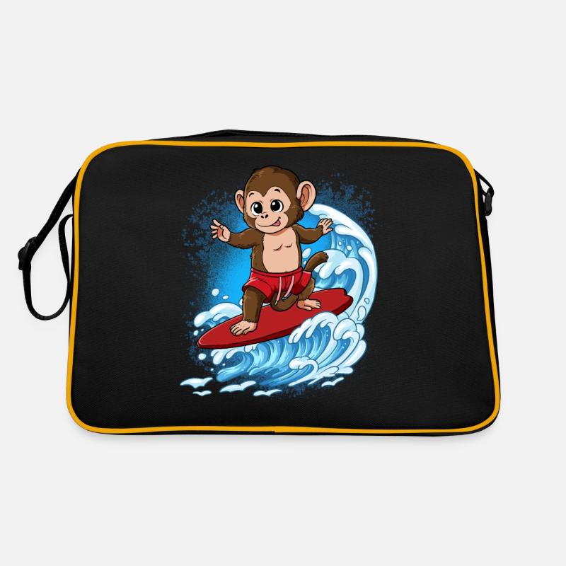 Surfeurs de vagues Surfeurs Surfeurs Sac Retro