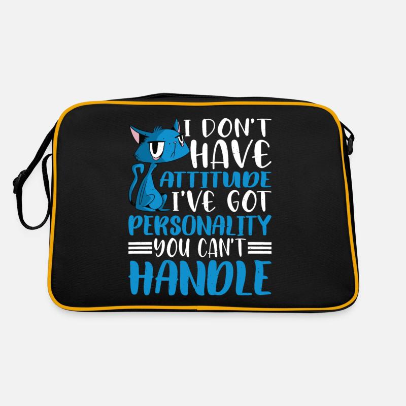 I Don't Have Attitude 5 Retro Tasche