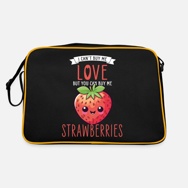 Erdbeere Kawaii Retro Tasche