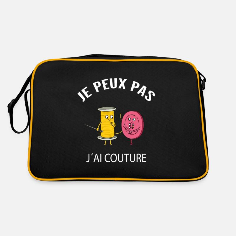 JE PEUX PAS J' AI COUTURE Sac Retro