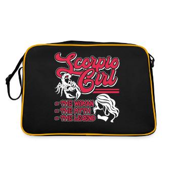 Scorpio Scorpio girl The Myth The Legend - Retro Bag - black/gold - Back