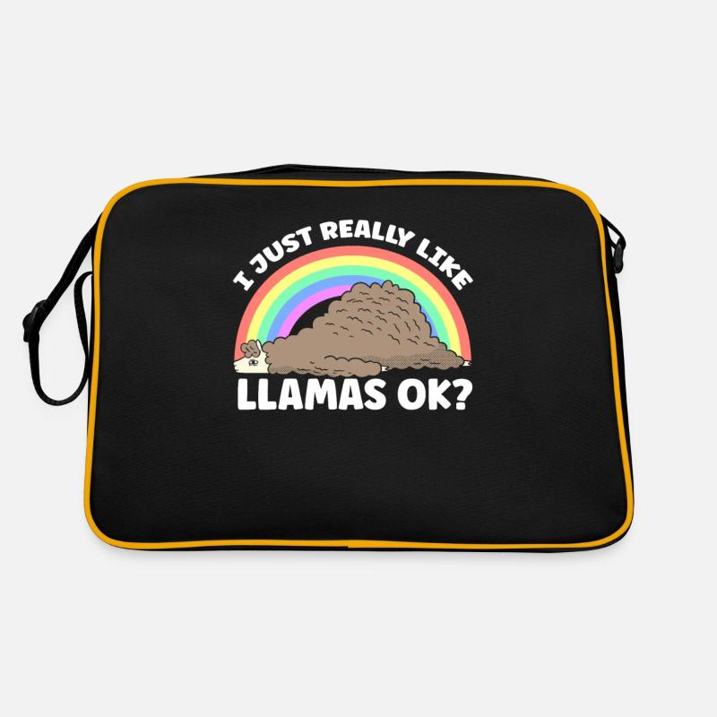 J’aime beaucoup les lamas l’animal lama lama Sac Retro