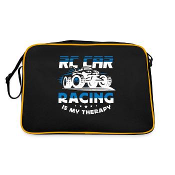 RC Model Racing RC Car Racing Is My Therapy RC Car - Retro Tasche - Schwarz/Gold - Hinten
