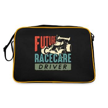 RC Model Racing Future Racecare Driver Model Maker - Retro Tasche - Schwarz/Gold - Hinten