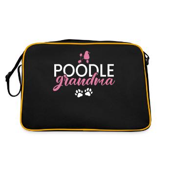 Cadeaux Caniche - Sac Retro - noir/or - Dos