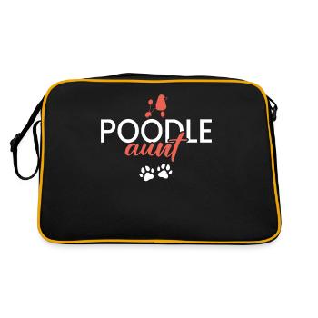 Cadeaux Caniche - Sac Retro - noir/or - Dos