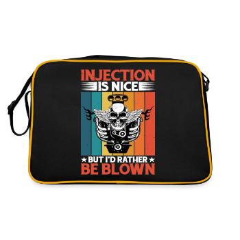 Injection Is Nice But I'd Rather Be Blown 5 - Retro Bag - black/gold - Back
