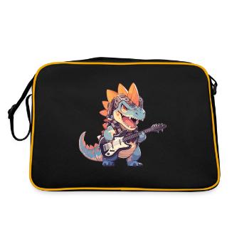 Dino Baby Dinosaur Rock And Roll Dino Guitar - Retro Bag - black/gold - Back