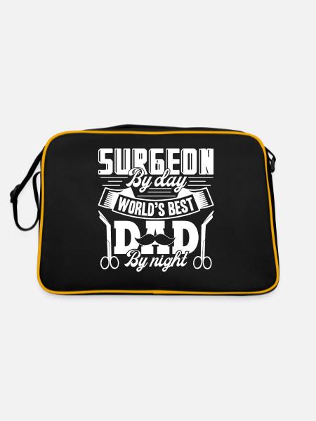 Surgeon Surgeon By DayDad By Night - Retro Bag - black/gold - Back