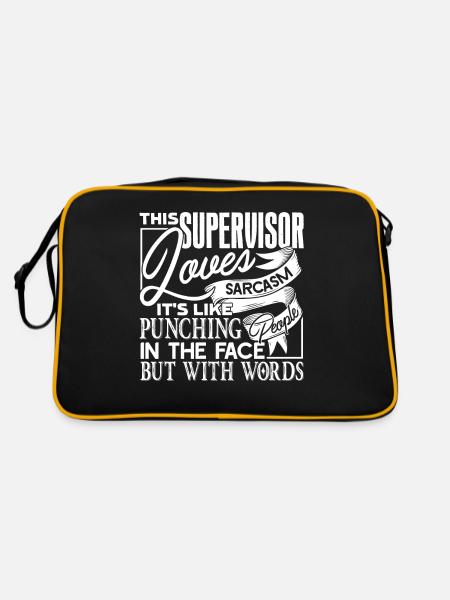 Supervisor Supervisor Love - Retro Bag - black/gold - Back