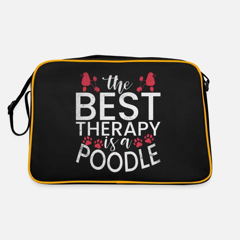 Poodle Gifts Retro Tasche