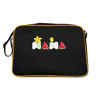Pastèque - Sac Retro - noir/or - Dos