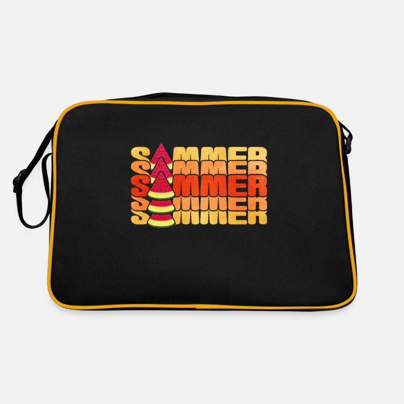 Wassermelone Retro Tasche